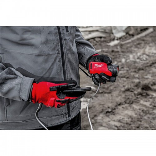 Куртка с подогревом MILWAUKEE M12 HJGREY5-201, серая, размер L (ЗУ +1акк.Х2Ач)