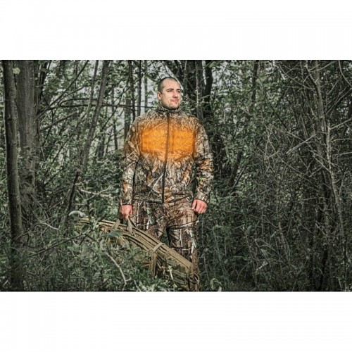 Куртка с подогревом MILWAUKEE, M12 HJCAMO6-201 (M), камуфляжная (размер M) (+ЗУ, 1 аккум.Х 2Ач)