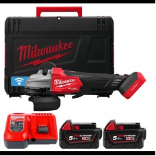 Шлифмашина угловая - болгарка аккумуляторная бесщёточная MILWAUKEE Ø125мм M18 FSAGSVO125X-502X