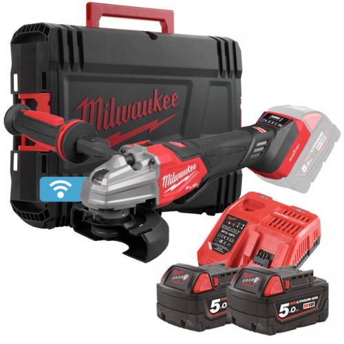 Шлифмашина угловая - болгарка аккумуляторная бесщёточная MILWAUKEE Ø125мм M18 FSAGSVO125X-502X