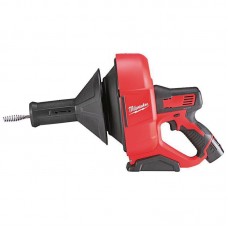 Машина прочистная аккумуляторная MILWAUKEE M12 BDC6-202C трос 6м (ЗУ+2акк.Х2Ач+ведро)