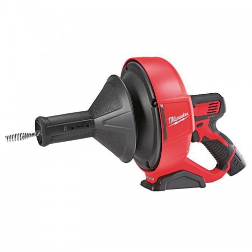 Машина прочистная аккумуляторная MILWAUKEE M12 BDC6-202C трос 6м (ЗУ+2акк.Х2Ач+ведро)