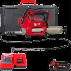 Шприц для смазки MILWAUKEE M18 GG-201C (ЗУ+1акк.Х2Ач+кейс)