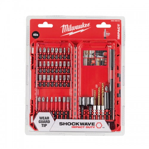 Набор бит SHOCKWAVE PACKOUT MILWAUKEE (40шт)