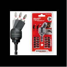 Угловая насадка KNUCKLE™SHOCKWAVE™ + 10 бит в комплекте  MILWAUKEE 4932459781