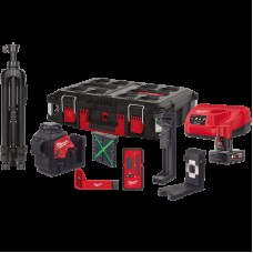 Нивелир лазерный аккумуляторный 3D MILWAUKEE, M12 3PLKIT-401P, (замена на 4933499379)