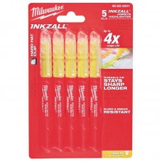 Набір текстмаркерів InkZAll MILWAUKEE, жовтий, (5шт)