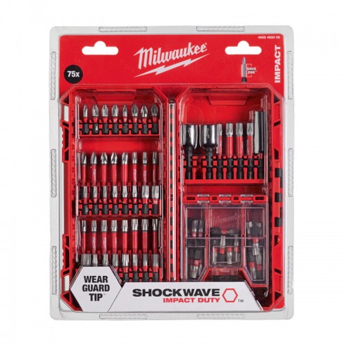 Набор бит Milwaukee SHOCKWAVE (75 предм.) PACKOUT