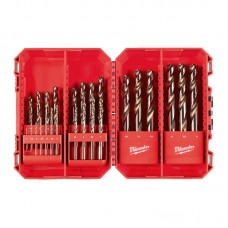 Набор сверл по металлу кобальтовых HSS-Co PACKOUT MILWAUKEE, DIN338 (25шт) (1-13мм)