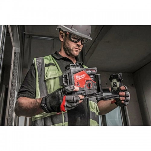 Нивелир лазерный аккумуляторный 3D MILWAUKEE M12 3PL-0C (360˚, зелёный луч)