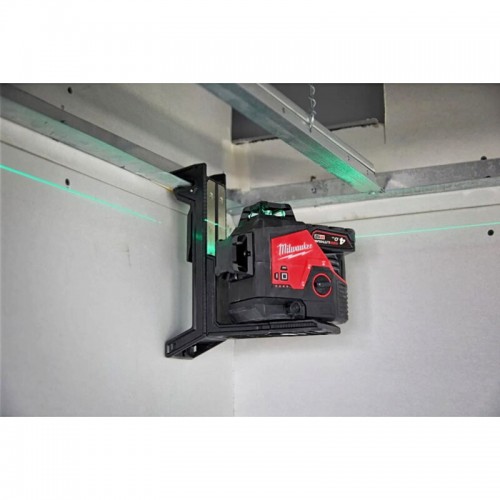 Нивелир лазерный аккумуляторный 3D MILWAUKEE M12 3PL-0C (360˚, зелёный луч)