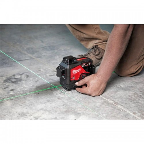 Нивелир лазерный аккумуляторный 3D MILWAUKEE M12 3PL-0C (360˚, зелёный луч)