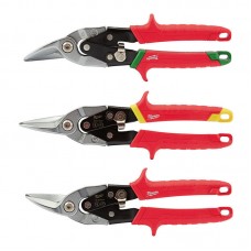 Ножницы по металлу (набор 3шт) MILWAUKEE (левые, правые, прямые), (замена на 4932499020)