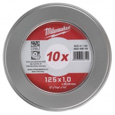 Диск отрезной по металлу MILWAUKEE, SCS 41/125х1, Ø125мм, (10шт)
