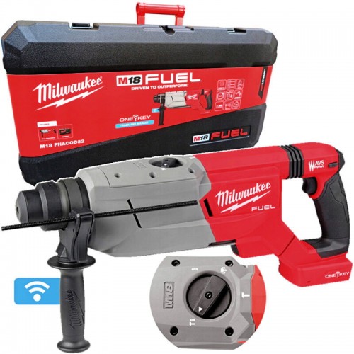 Перфоратор аккумуляторный бесщёточный SDS-PLUS MILWAUKEE M18 FHACOD32-0C (4,9Дж) (каркас+кейс)