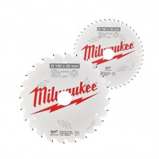 Набор дисков пильных MILWAUKEE Ø190х30х24зуб. +  Ø190х30х48зуб.