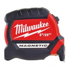 Рулетка магнитная MAGNETIC MILWAUKEE GEN III, 8м/26фт (27мм)