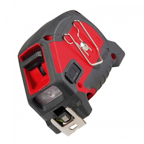 Рулетка магнитная MAGNETIC MILWAUKEE с LED подсветкой, 7,5м, (30мм)