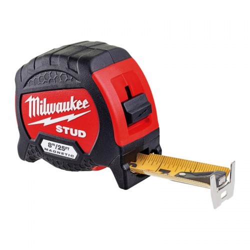 Рулетка магнитная STUD MILWAUKEE GEN II, 8м/25фт (33мм), (замена на 4932498766)