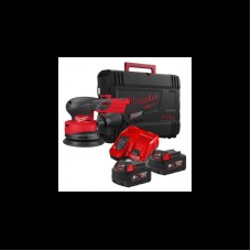 Шлифмашина эксцентриковая аккумуляторная бесщеточная MILWAUKEE M18 FROS125-502X Ø125мм (ЗУ+2ак.Х5Ач)