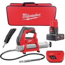 Шприц для смазки MILWAUKEE M12 GG-401B (ЗУ+1акк.Х4Ач+сумка)