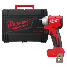 Шуруповерт ударный аккумуляторный бесщёточный MILWAUKEE (190Нм) M18 BLIDR-0X (каркас+HDкейс)