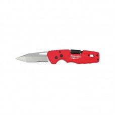 Нож складной FASTBACK MILWAUKEE 5 в 1 с серейторным лезвием 75мм