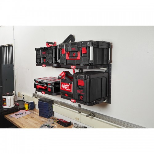 Система стеллажная вертикального крепления E-Track PACKOUT MILWAUKEE