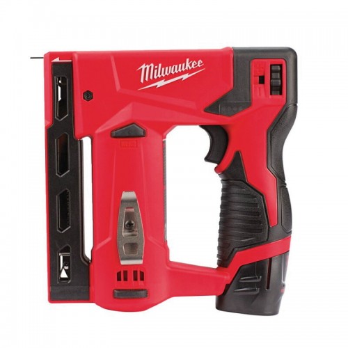 Степлер скобозабивной аккумуляторный MILWAUKEE M12 BST-0 (каркас)