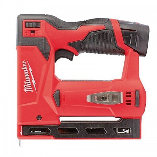 Степлер скобозабивной аккумуляторный MILWAUKEE M12 BST-202X (ЗУ+2акк.Х2ач+HDкейс)