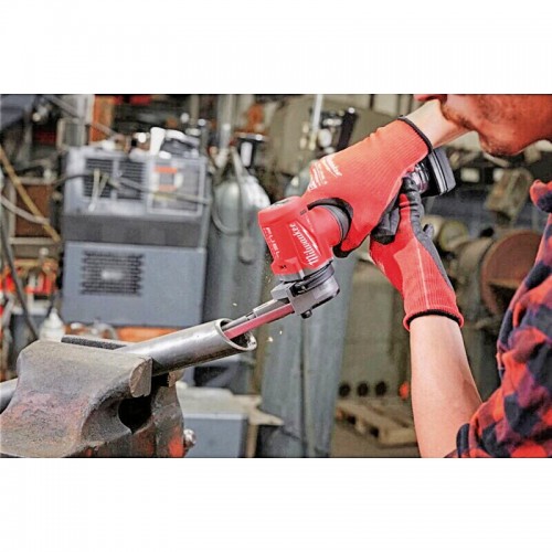 Шлифмашина ленточная аккумуляторная бесщеточная MILWAUKEE M12 FBFL13-402B (13мм) (ЗУ+2Х4Ач+сумка)