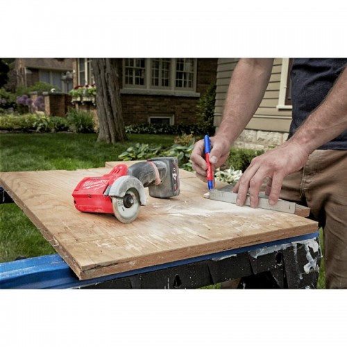 Пила дисковая универсальная аккумуляторная бесщёточная MILWAUKEE M12 FCOT-422X, Ø76 (ЗУ+2акк+кейс)