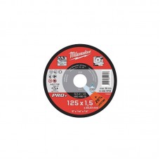 Диск отрезной по металлу MILWAUKEE, SCS 41/125х1,5 PRO+, Ø125мм