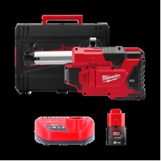 Пылесос аккумуляторный универсальный для перфораторов MILWAUKEE M12 DE-201X (ЗУ+1акк.Х2Ач+HDкейс)