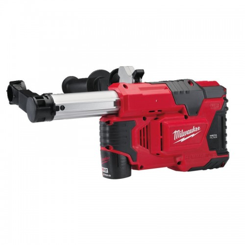 Пылесос аккумуляторный универсальный для перфораторов MILWAUKEE M12 DE-201X (ЗУ+1акк.Х2Ач+HDкейс)