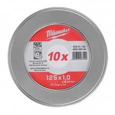 Диск отрезной по металлу MILWAUKEE, SCS 41/125х1,5 PRO+, Ø125мм (10шт в Металбокс)