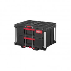 Ящик для инструмента с 2-мя выдвижными отсеками PACKOUT MILWAUKEE DRAWER BOX (560x410х363мм)