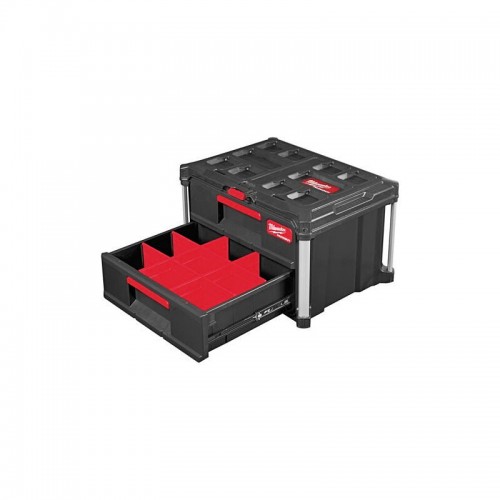Ящик для инструмента с 2-мя выдвижными отсеками PACKOUT MILWAUKEE DRAWER BOX (560x410х363мм)