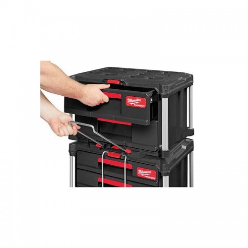Ящик для инструмента с 2-мя выдвижными отсеками PACKOUT MILWAUKEE DRAWER BOX (560x410х363мм)