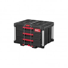 Ящик для инструмента с 3-мя выдвижными отсеками PACKOUT MILWAUKEE DRAWER BOX (560x410х363мм)
